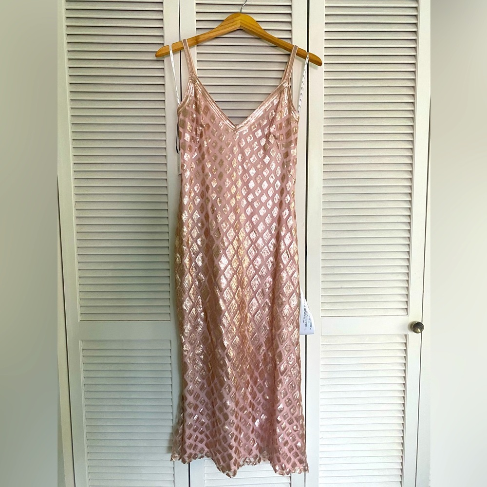 SHO Blush Pink Sequin Dress NWT